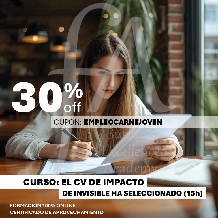 30% CURSO: CV DE IMPACTO: De invisible a SELECCIONADO