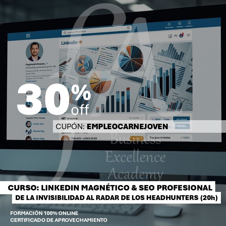 30% CURSO: LINKEDIN MAGNÉTICO Y SEO PROFESIONAL